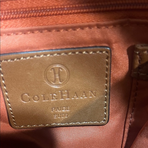 Cole Haan Brown Leather Hobo Bag - Picture 2 of 6